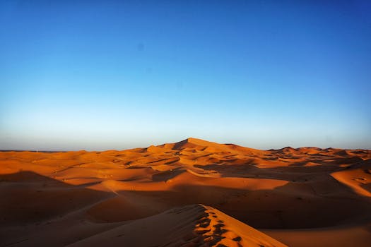 Exploring the Mesmerizing Landscapes and Majestic Sand Dunes of Morocco's Merzouga Desert